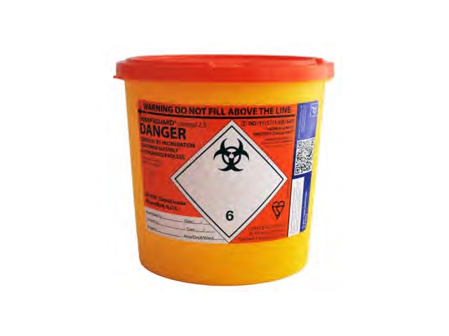 SharpsGuard Sharps Bin 2.5L