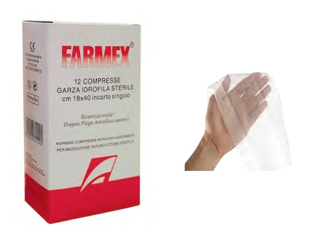 Sterilised Gauze 18 x 40cm Box of 12